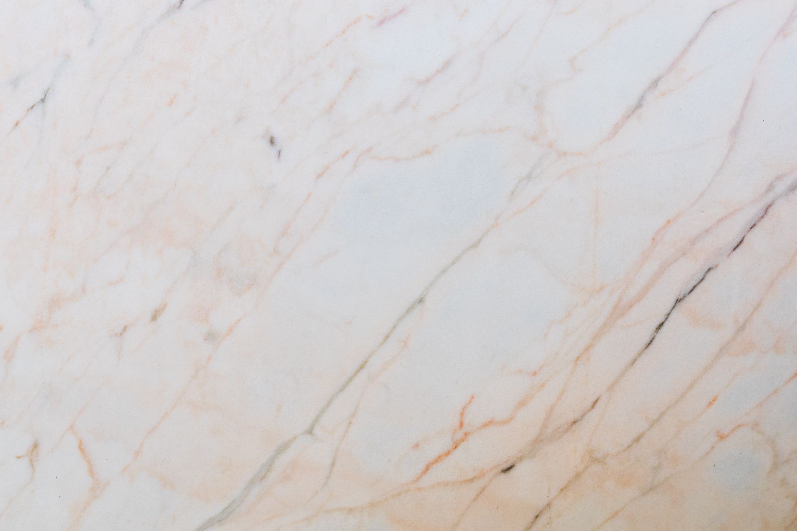Honed marble surface